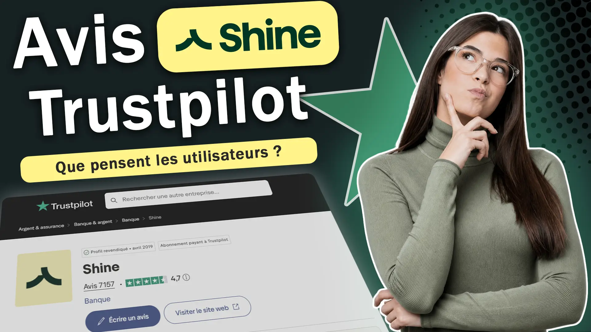 Avis Shine Trustpilot que pensent les utilisateurs