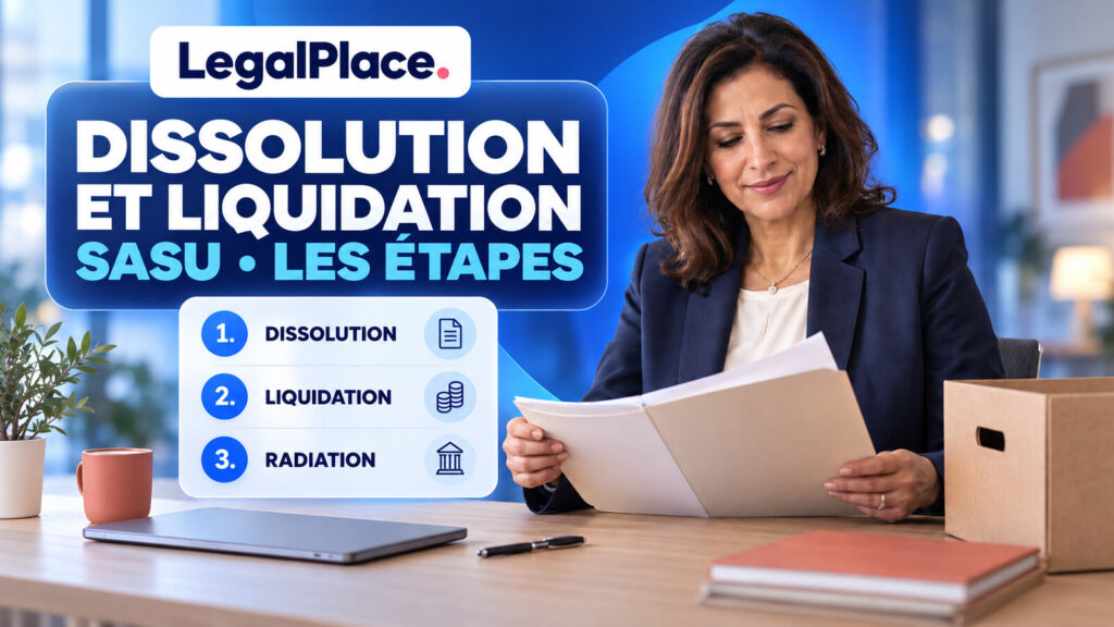 Guide sur la dissolution et la liquidation d’une SASU avec LegalPlace : trois étapes, dissolution, liquidation et radiation