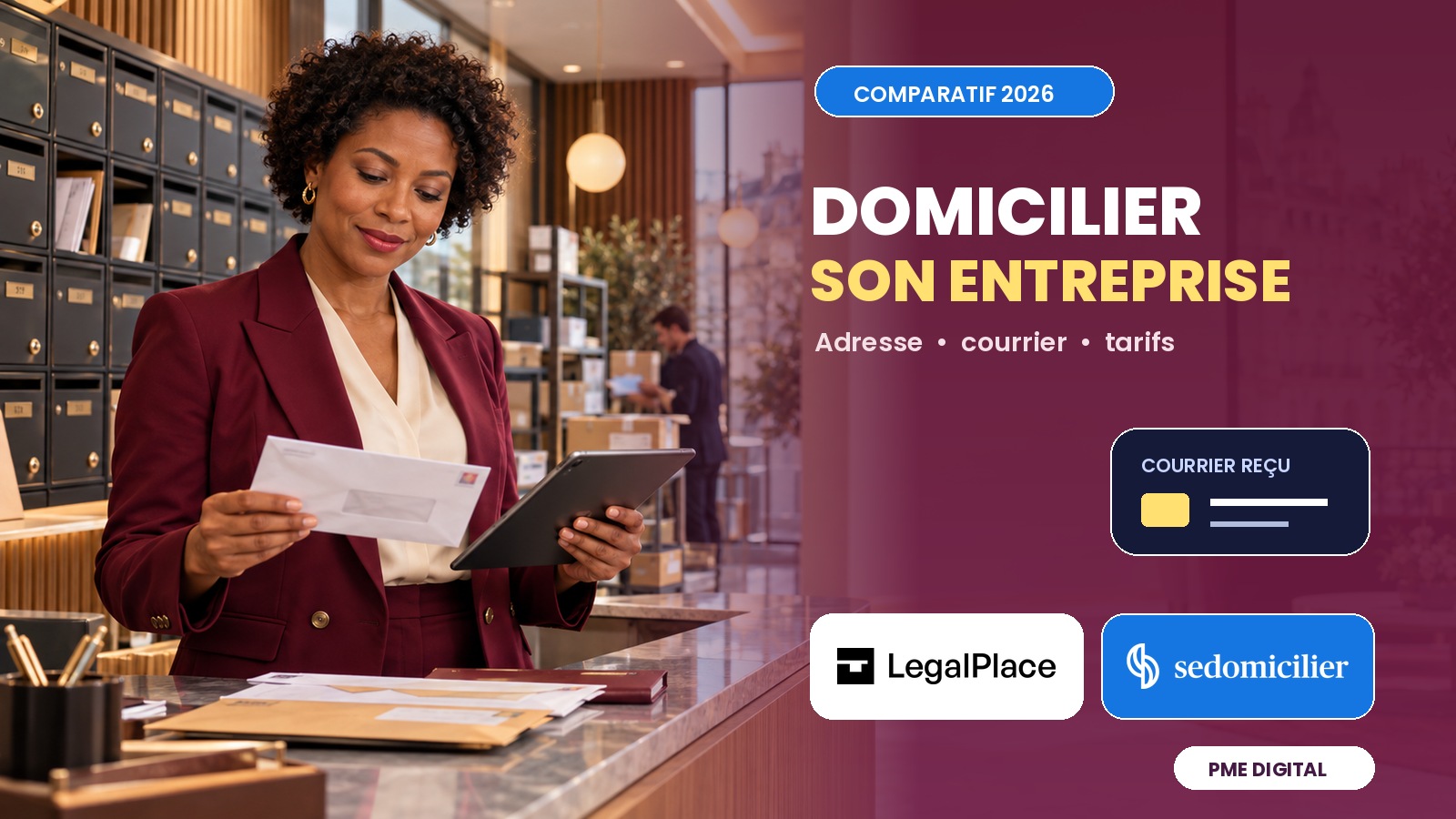 Comparatif LegalPlace et SeDomicilier pour la domiciliation d’entreprise
