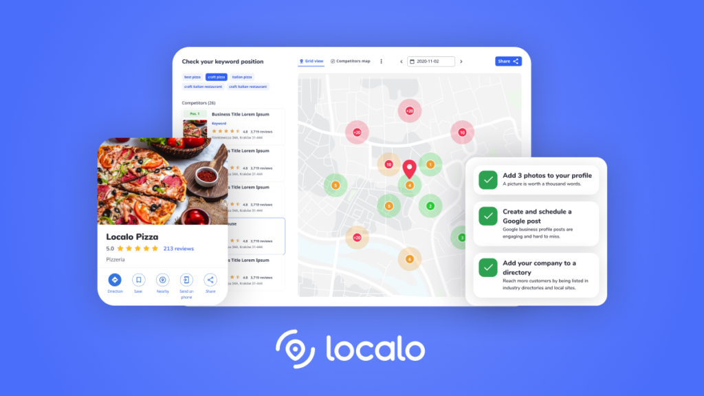Localo, outil de référencement local
