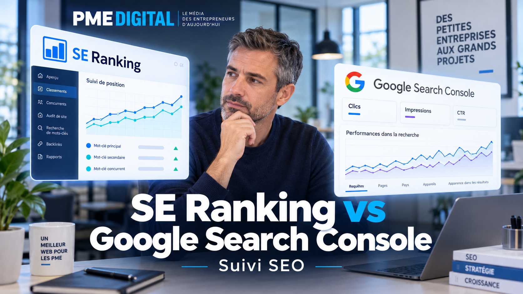 Comparatif SE Ranking et Google Search Console pour le suivi SEO