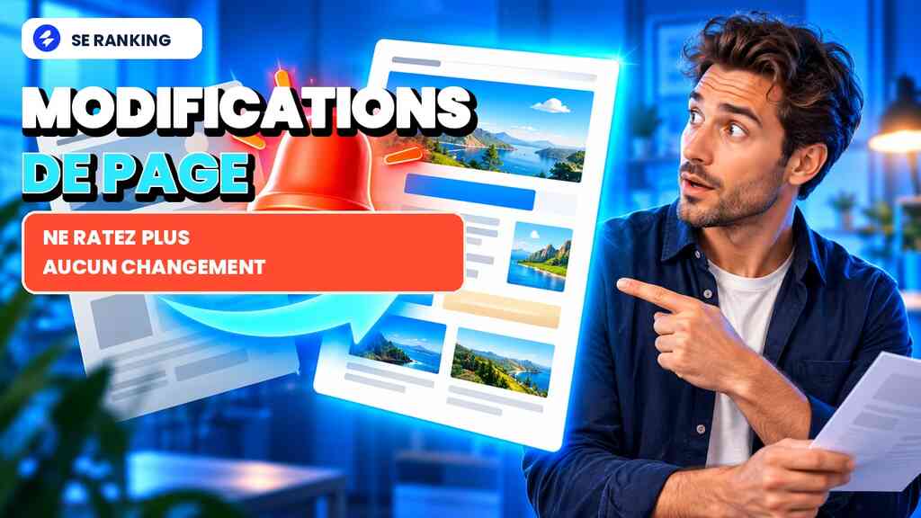 Modifications de page et alertes avec SE Ranking