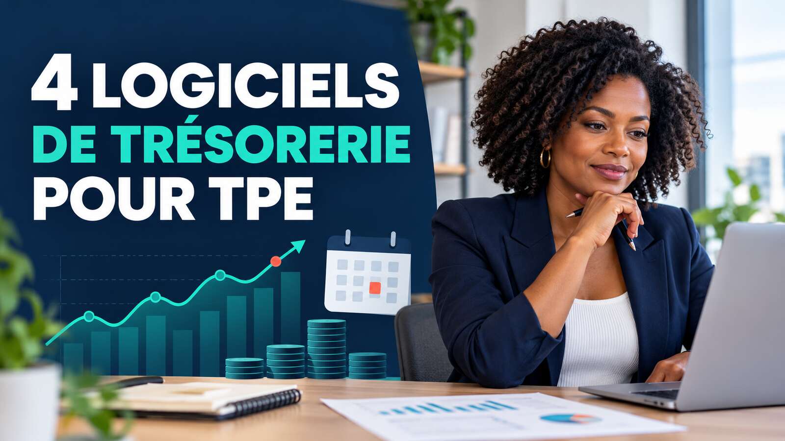 Entrepreneure consultant un tableau de trésorerie - 4 logiciels pour TPE