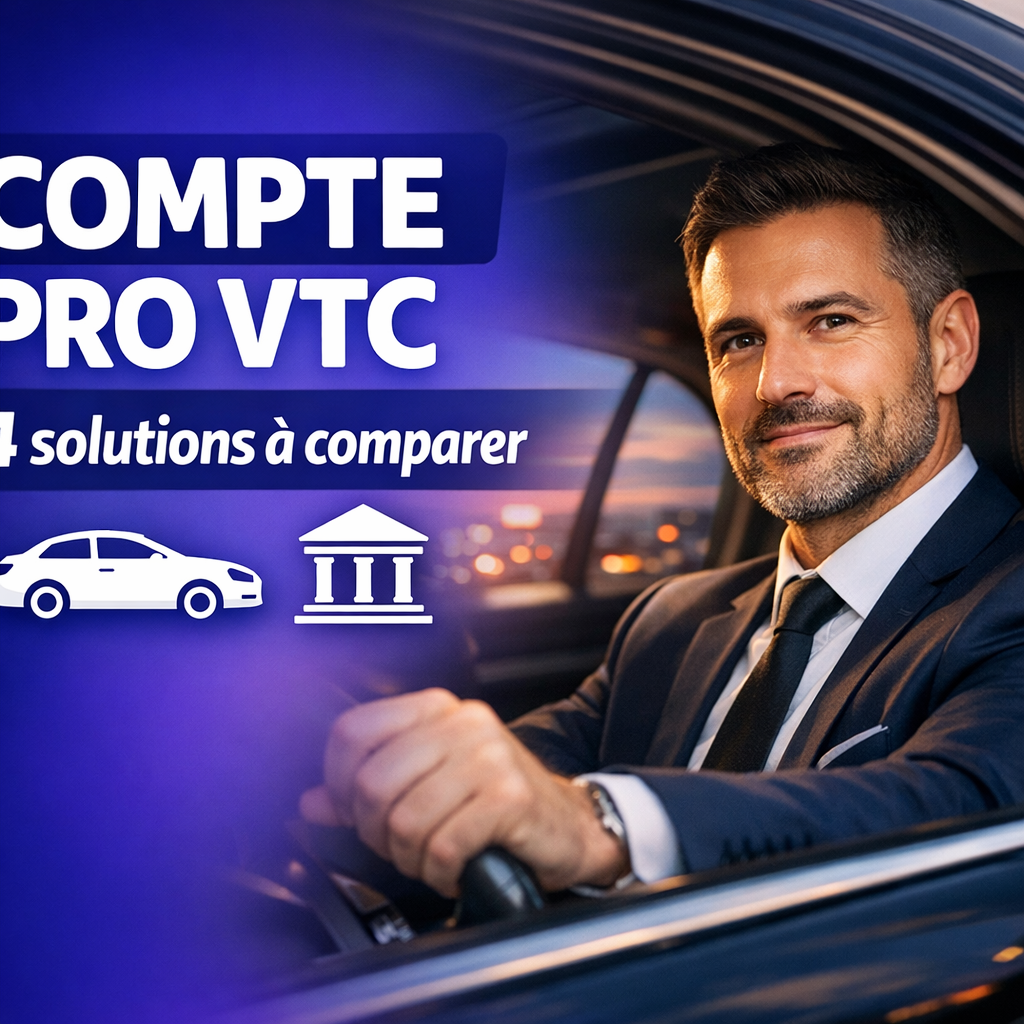 Chauffeur VTC choisissant un compte professionnel