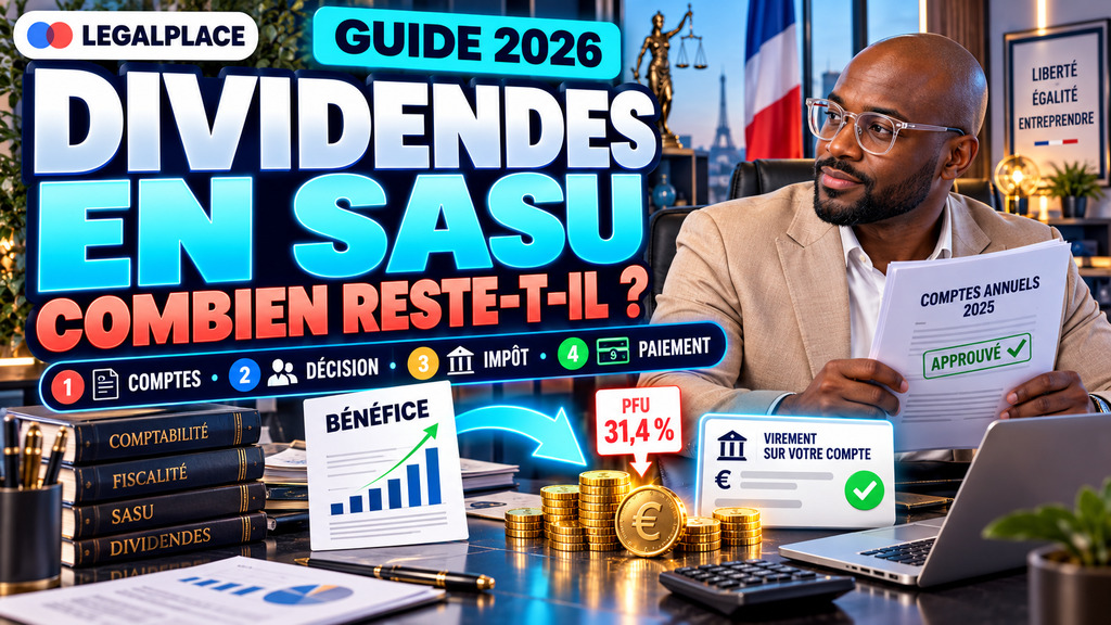 Les quatre étapes pour distribuer des dividendes en SASU en 2026