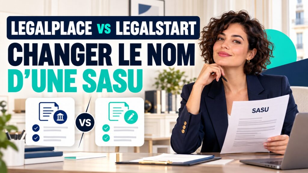 Comparatif LegalPlace et Legalstart pour changer le nom d’une SASU