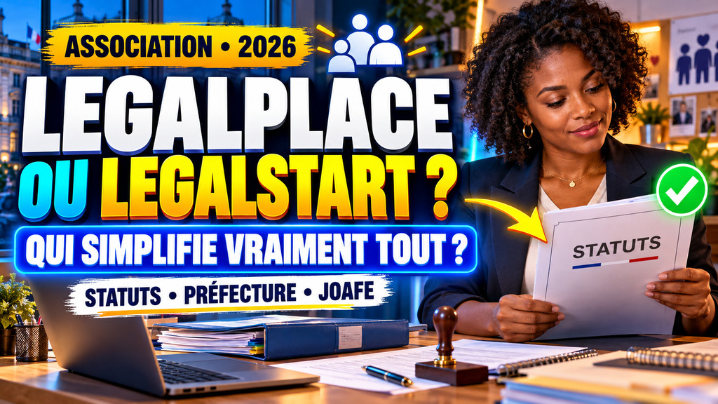 Comparatif LegalPlace et Legalstart pour créer une association