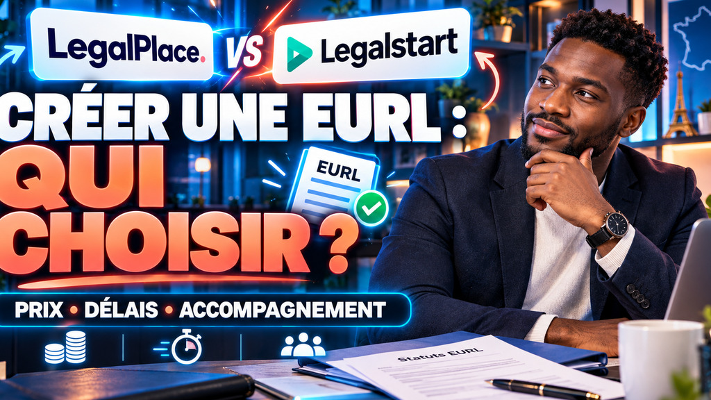 Comparatif LegalPlace et Legalstart pour créer une EURL