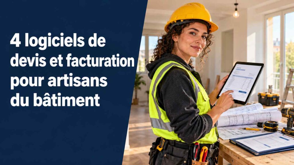 Les 4 logiciels de devis et facturation pour artisans du bâtiment en 2026