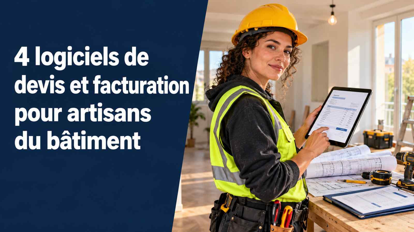Les 4 logiciels de devis et facturation pour artisans du bâtiment en 2026