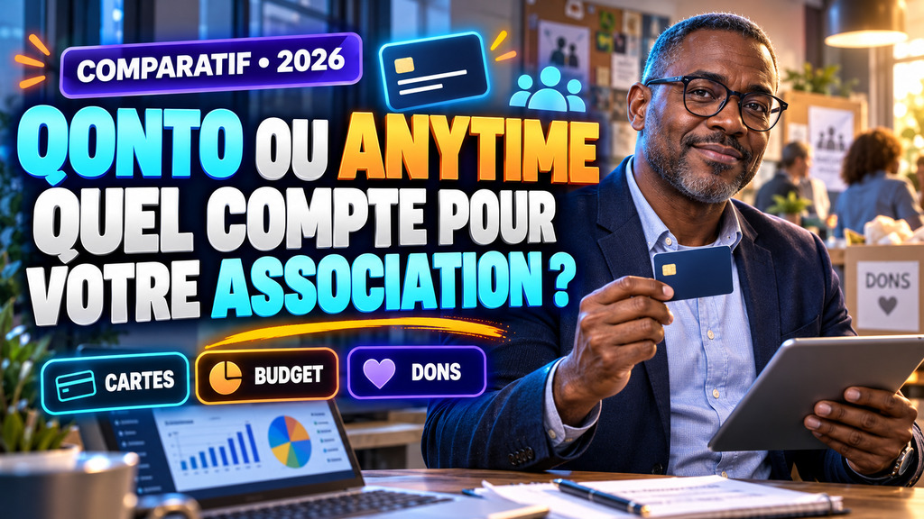 Qonto ou Anytime : quel compte choisir pour une association ?