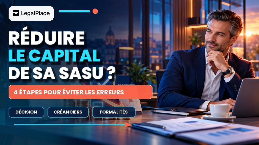 Réduire le capital d’une SASU en quatre étapes avec LegalPlace