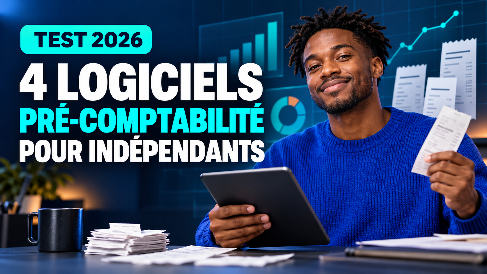 Quatre logiciels de pré-comptabilité pour indépendants comparés en 2026